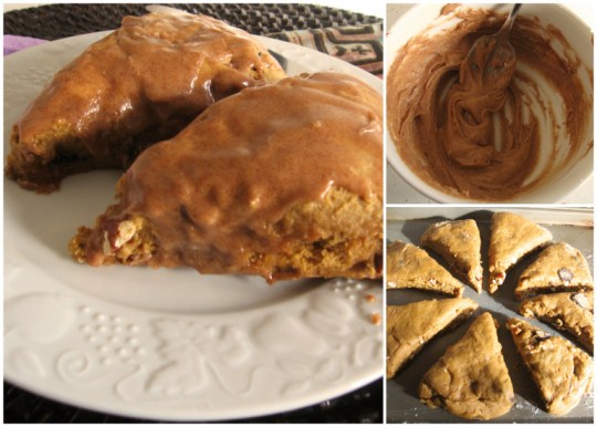 Cinnamon Frosted Fig Pecan Scones Cinnamon Frosted Fig Pecan Scones